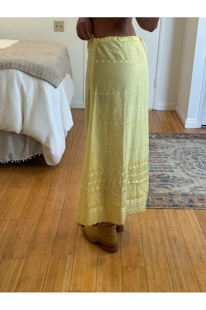 Yellow Maxi Skirt